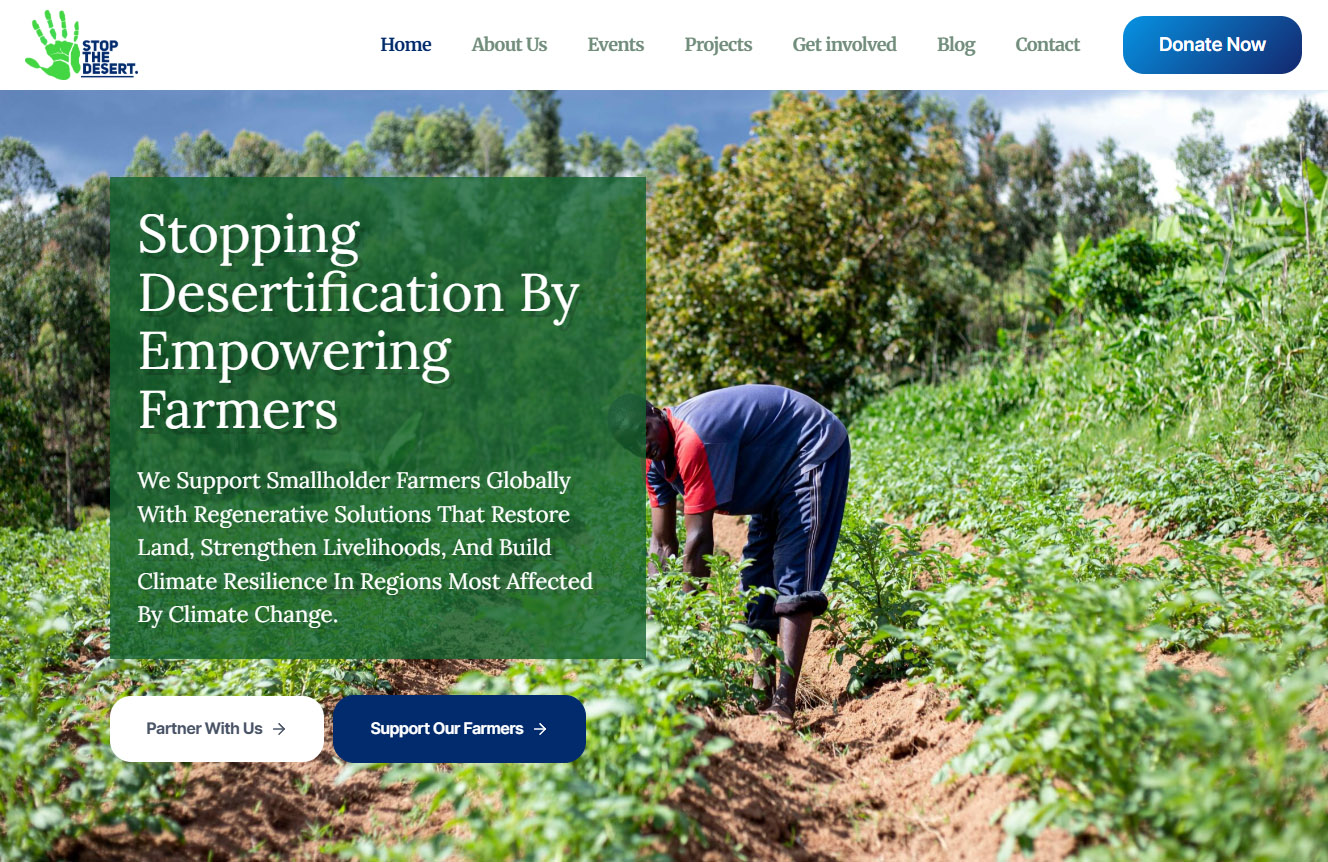 Stop the Desert Logo