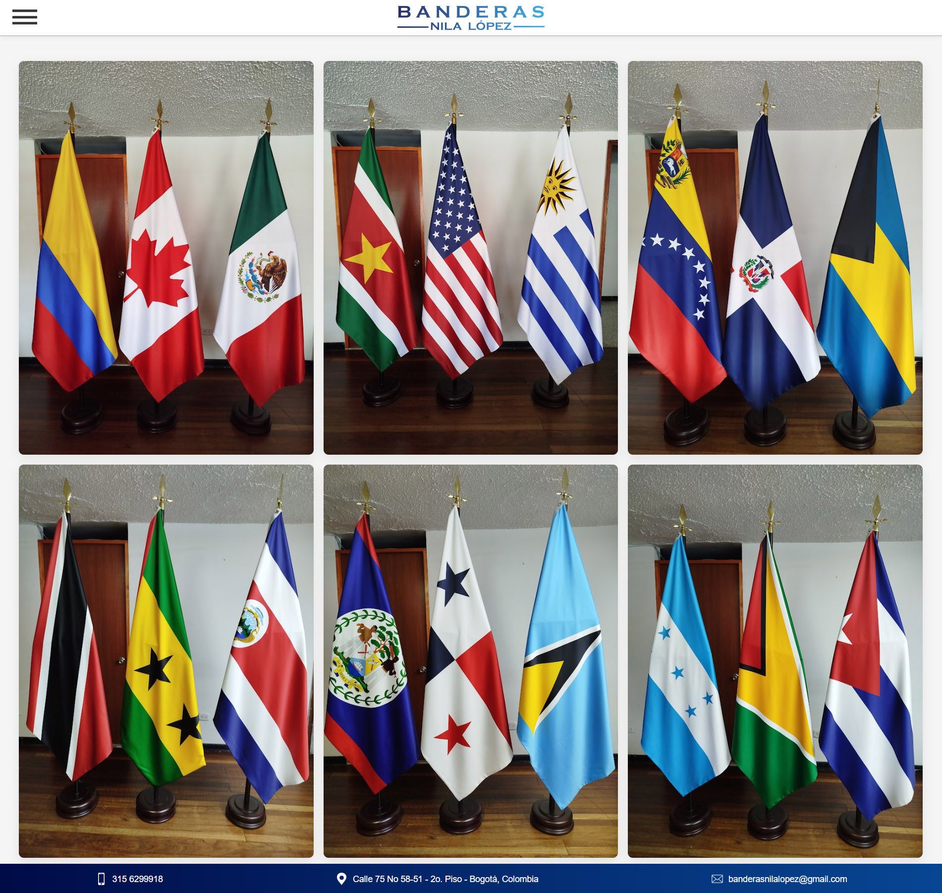 Banderas Nila Lopez Website