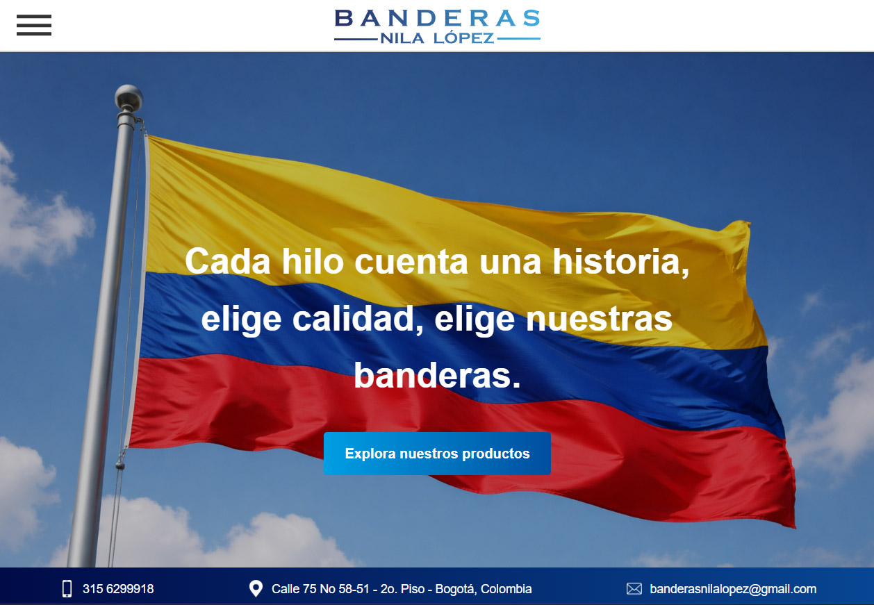 Banderas Nila Lopez Website